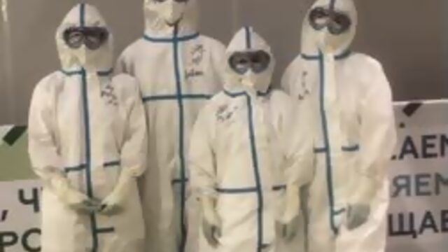 «Такая работа  ролик врачей и медицинских сестер из госпиталя на ВДНХ
