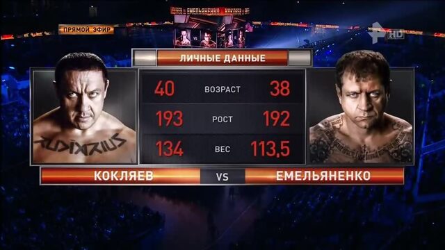 Кокляев  Емельяненко  Полное видео боя