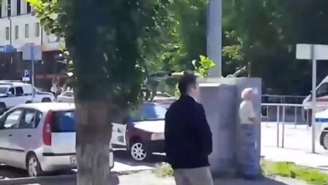 Тюмень Оцепление у банка на Червишевском тракте