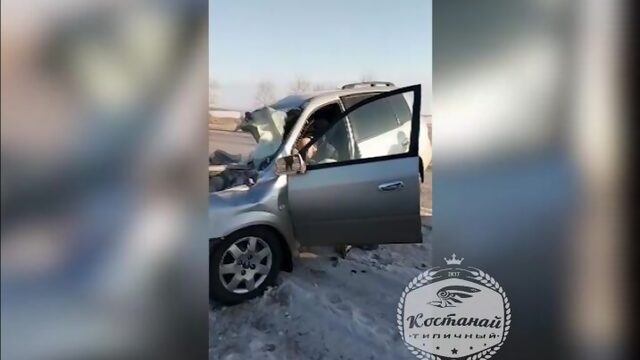 +1  ДТП на трассе Костанай-Мамлютка
