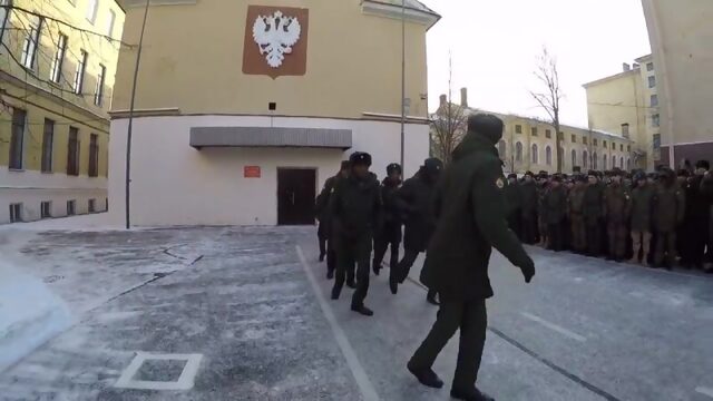 Курсанты из Анголы заняли  место на конкурсе строевой песни 